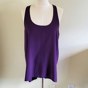 Frenchi Racerback Purple Highlow blouse tank from Nordstrom